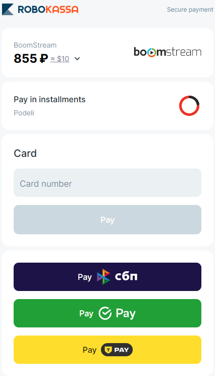 Entering card details and verification codes to complete the secure payment