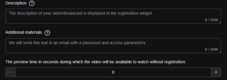 Download Protection settings: Preview Time and Dynamic Watermarks